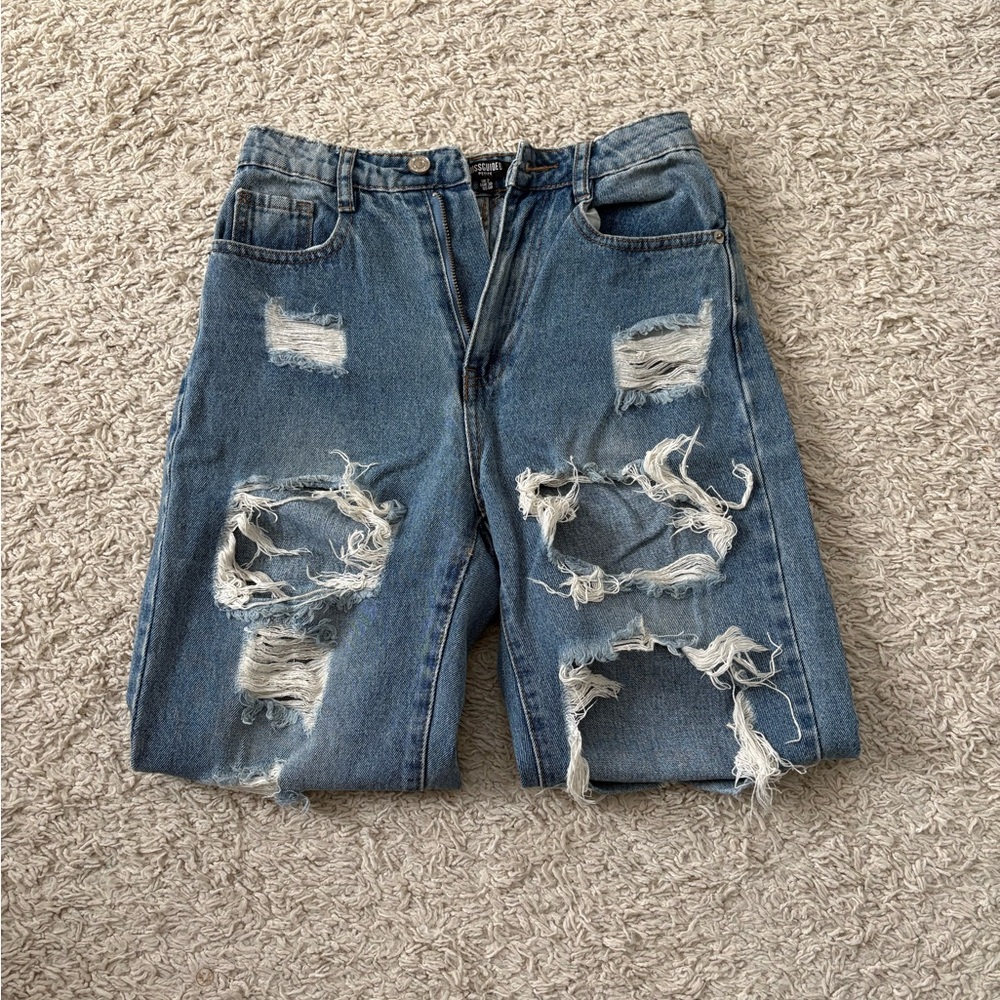 Distressed Blue Women’s  Jeans